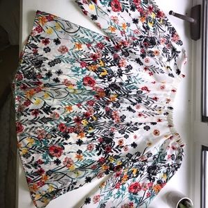 Cute off the shoulder floral top